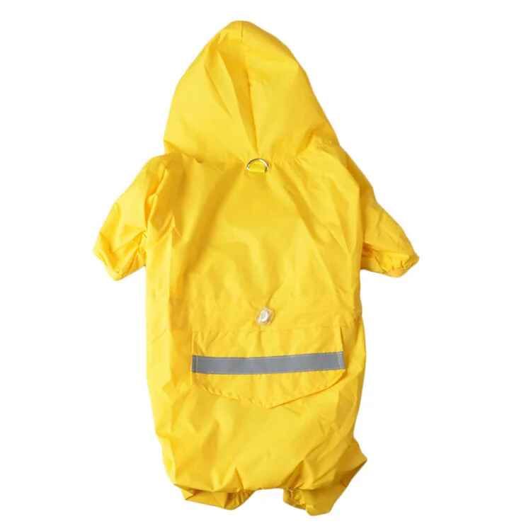 Veste Imperméable À Capuche Pour Animaux De Compagnie,Vêtements De Pluie D'extérieur Pour Chiens Et Chats,Vêtements De Coulée Pour Chiots,Fournitures De Vêtements En Déclin - Type Yellow-Xs #C