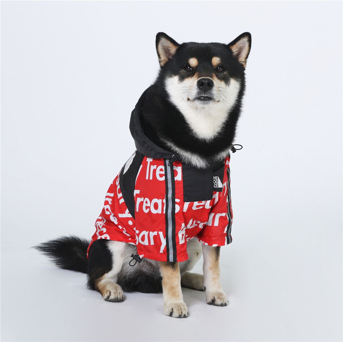 Imperméable Coupe-Vent Et Imperméable Pour Grand Chien,Manteau De Charge Pour Animal De Compagnie,Bleu - Type C-Xxl(8-13kg)