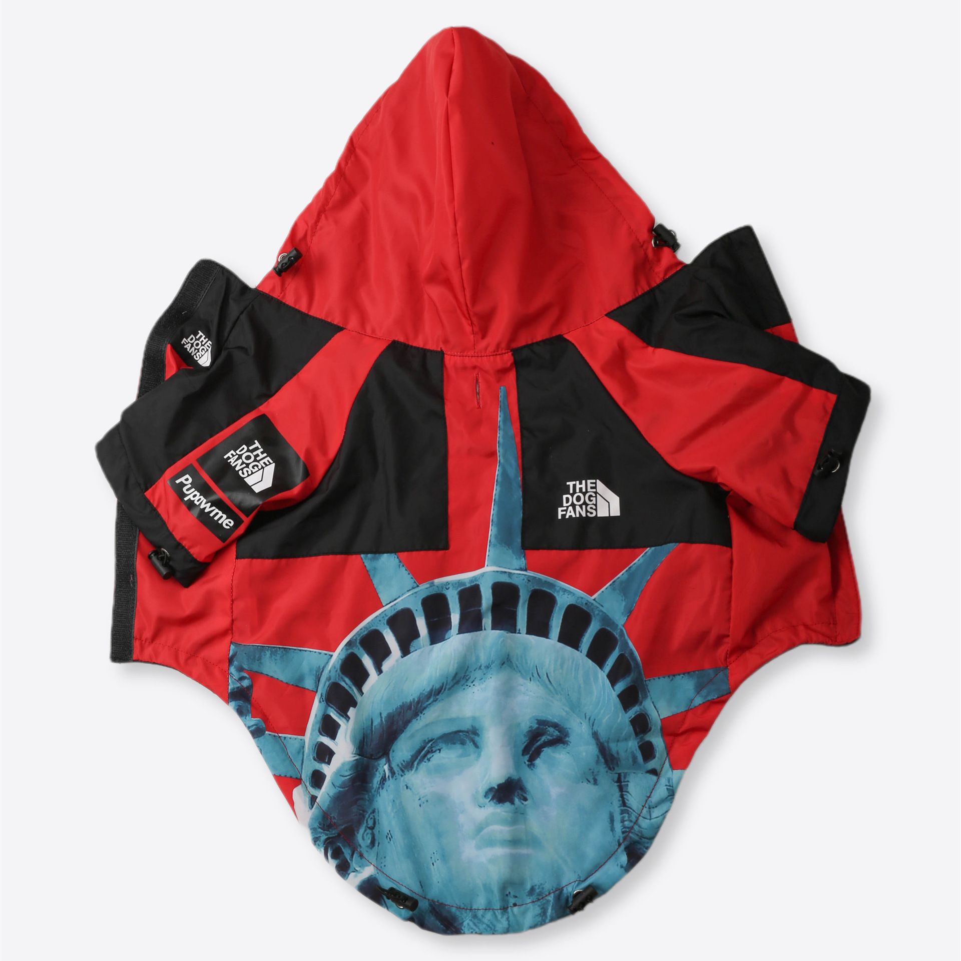 Imperméable Imperméable Pour Chiens,Vêtements De Marque Pour Chiens,Veste Rétro Pour Chien,Vêtements Pour Chiots,Sweats À Capuche,Manteau,Impression De Mode,Automne - Type A-Xxl(8-13kg)