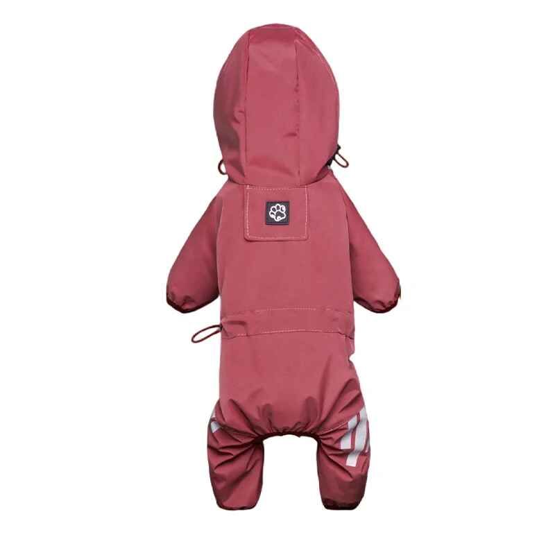 Imperméable Imperméable Pour Chien,Vêtements Pour Animaux De Compagnie Pour Chihuahua,Manteau De Pluie Maltais,Combinaison Pour Petits Et Moyens Chiens,Salopette Pour Chiens - Type Rose-2xl #A