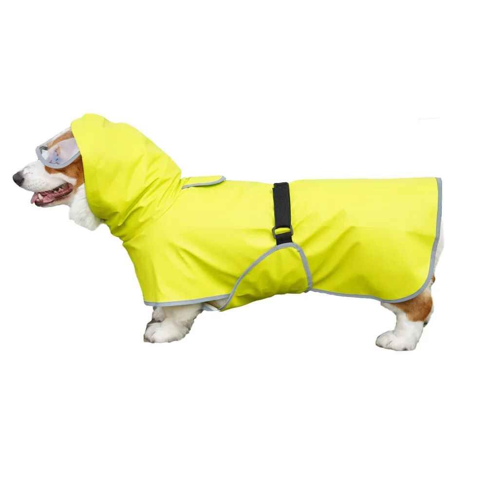 Imperméable Pour Petit,Moyen Et Grand Chien,Vêtements Pour Animaux De Compagnie,Protège Le Ventre,All Ssive Corgi,Teddy Law,Everak Rain - Type Fluorandiol-5xl #A