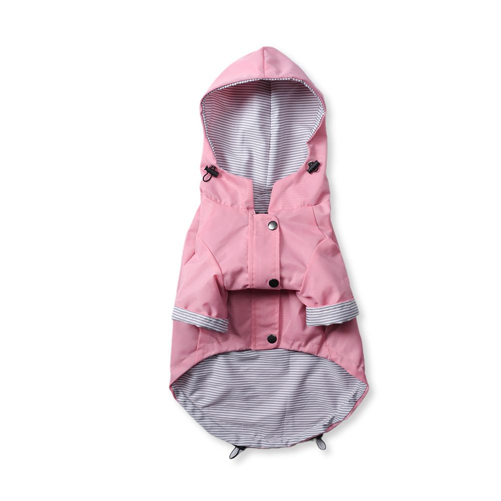 Manteau Imperméable Pour Chien De Compagnie,Veste Coupe-Vent,Sweats À Capuche De Sport,Vêtements Pour Animaux De Compagnie,Petits,Moyens Et Grands Chiens - Type Pink-5xl