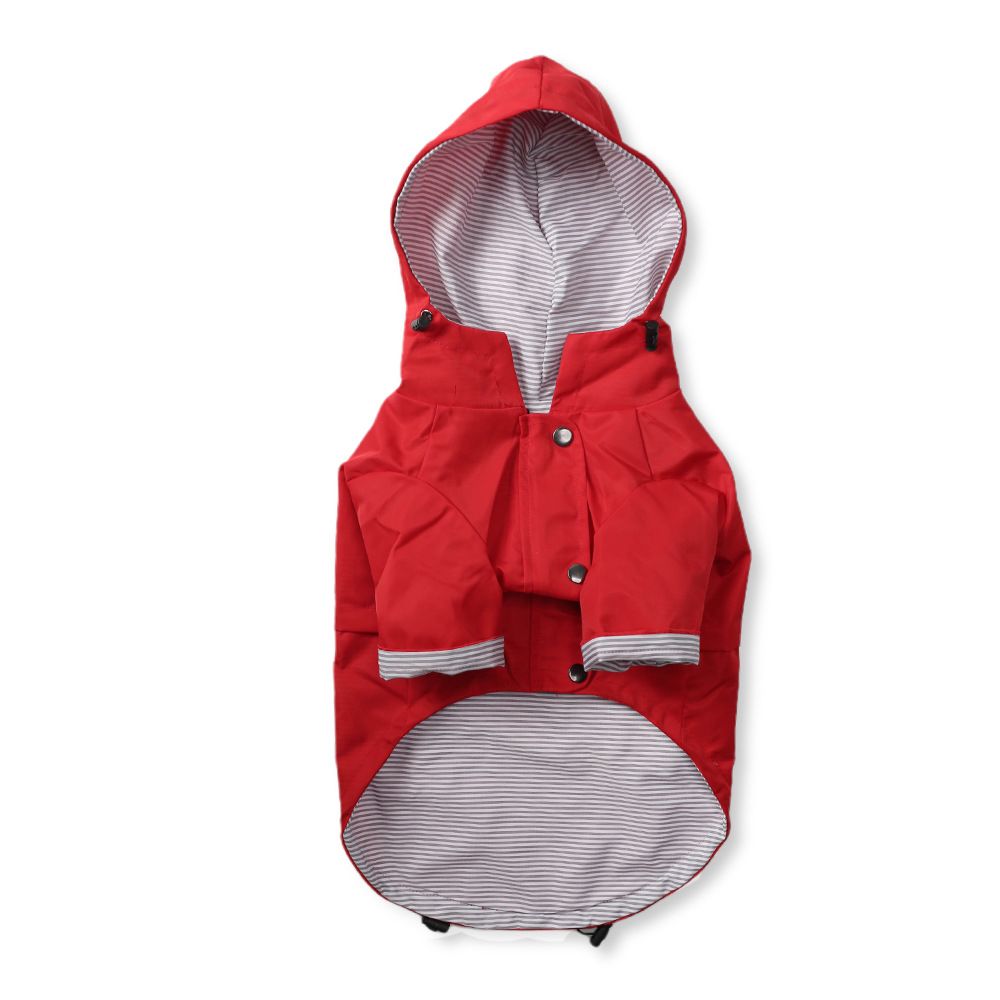 Manteau Imperméable Pour Chien De Compagnie,Veste Coupe-Vent,Sweats À Capuche De Sport,Vêtements Pour Animaux De Compagnie,Petits,Moyens Et Grands Chiens - Type Red-Xl