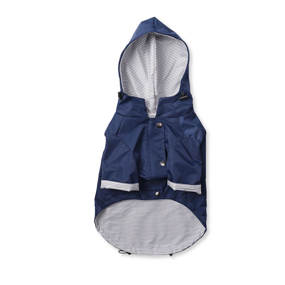 Manteau Imperméable Pour Chien De Compagnie,Veste Coupe-Vent,Sweats À Capuche De Sport,Vêtements Pour Animaux De Compagnie,Petits,Moyens Et Grands Chiens - Type Deep Blue-5xl