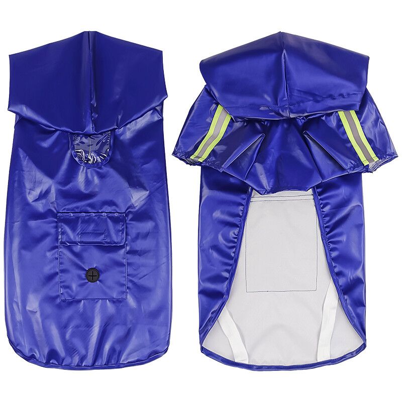 Imperméable Multifonction Pour Chiens,Vêtements Moulés,Coupe-Vent,Imperméable Pour Animaux De Compagnie - Type Blue-Xxl