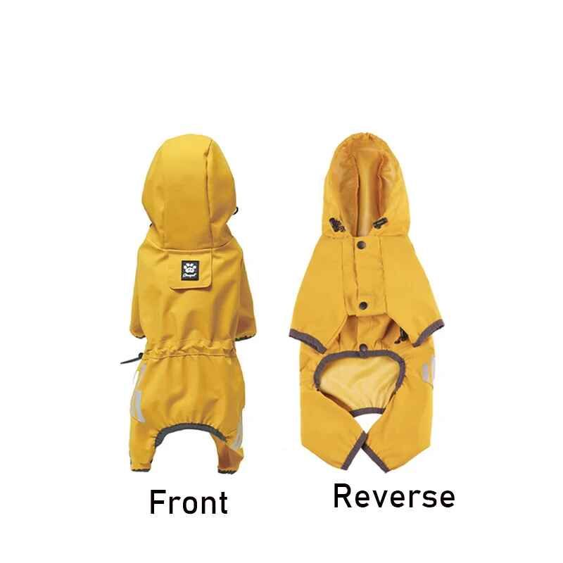 Poncho De Pluie Respirant Pour Animaux De Compagnie,Imperméable Pour Chien,Chats Et Chiens,Peut Être Remorqué,Blocage Des Documents,Fournitures D'été,Petits Et Moyens Chiens,1 Piè - Type Yellow-Xxl