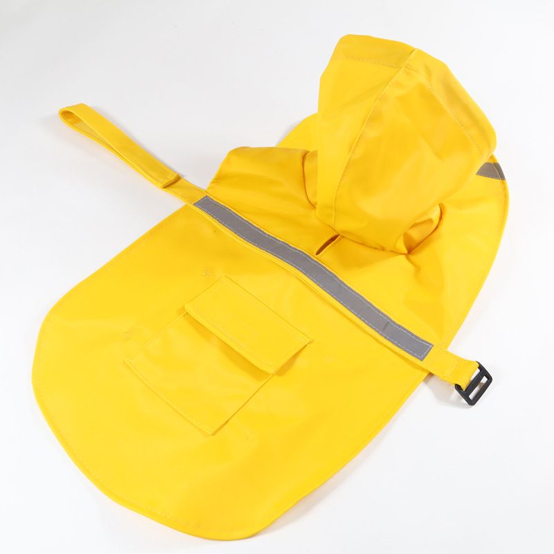 Grand Imperméable Pour Chien Veste Imperméable Coupe-Vent Loisirs En Plein Air Vêtements Pour Animaux De Compagnie Manteau Imperméable Pour Chien Grand S-4xl - Type Yellow-4xl