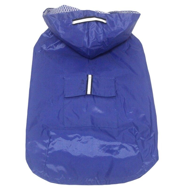Manteau Imperméable Pour Petit Et Grand Chien,Vêtement D'extérieur,Veste De Pluie Réfléchissante,Poncho En Maille Respirante Pour Chiot,Grand Chien - Type Bleu-5xl