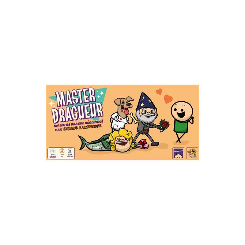 Lucky Duck Games | MASTER DRAGUEUR | Jeu de Société pour Adultes | Jeu de Séduction Humoristique & d’Ambiance | Création de Personnages Loufoques | 3 à 6 Joueurs | 20 45 Min | Version Française - vue 5