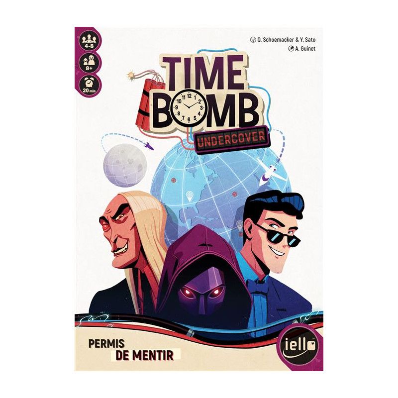 Jeu d’ambiance Iello Timebomb Undercover - vue 2