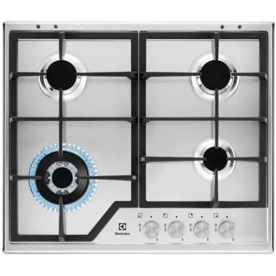 Electrolux KGS6436SX Intégré Cuisinière à gaz Acier inoxydable Acier inoxydable Rond