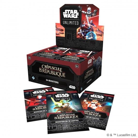 Star Wars Unlimited Crépuscule de la République Booster - vue 2