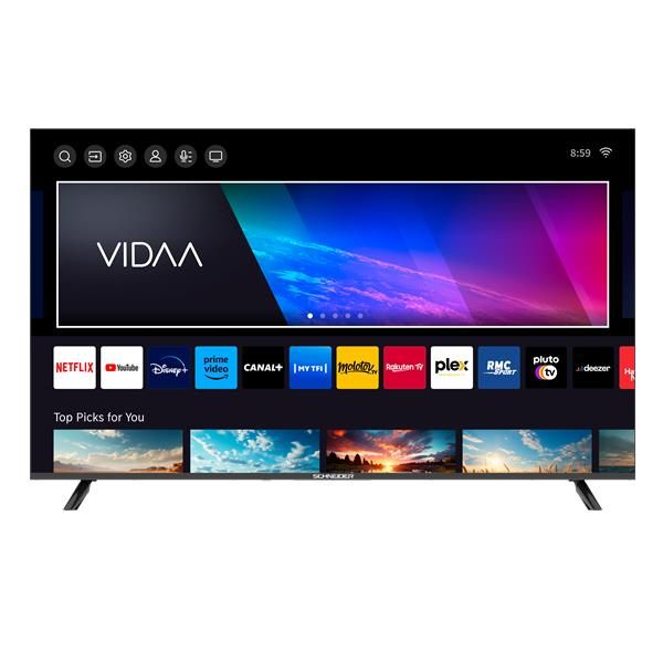 ​SCHNEIDER CONSUMER GMS50A2 TV 127 cm 50 4K Ultra HD Smart TV Wifi 250 cdm² - vue 3
