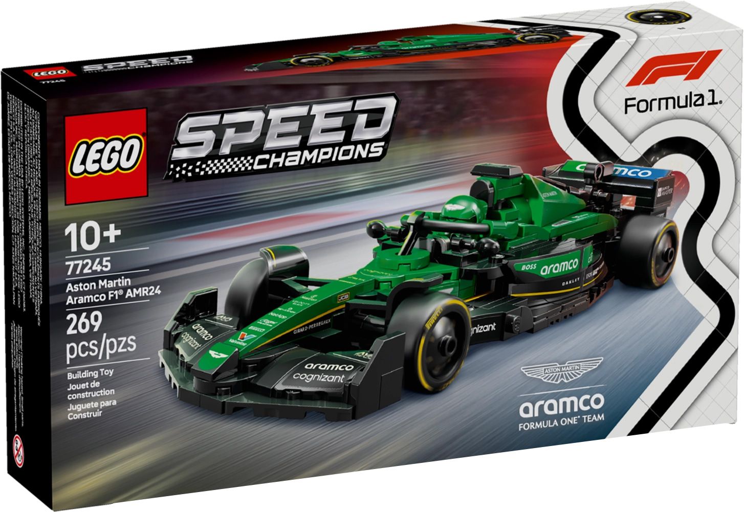 Lego Speed Champions - Voiture F1 Aston Martin Aramco Amr24 - 77245