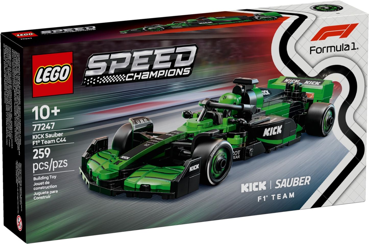 Lego Speed Champions - Voiture F1 Kick Sauber Team C44 - 77247