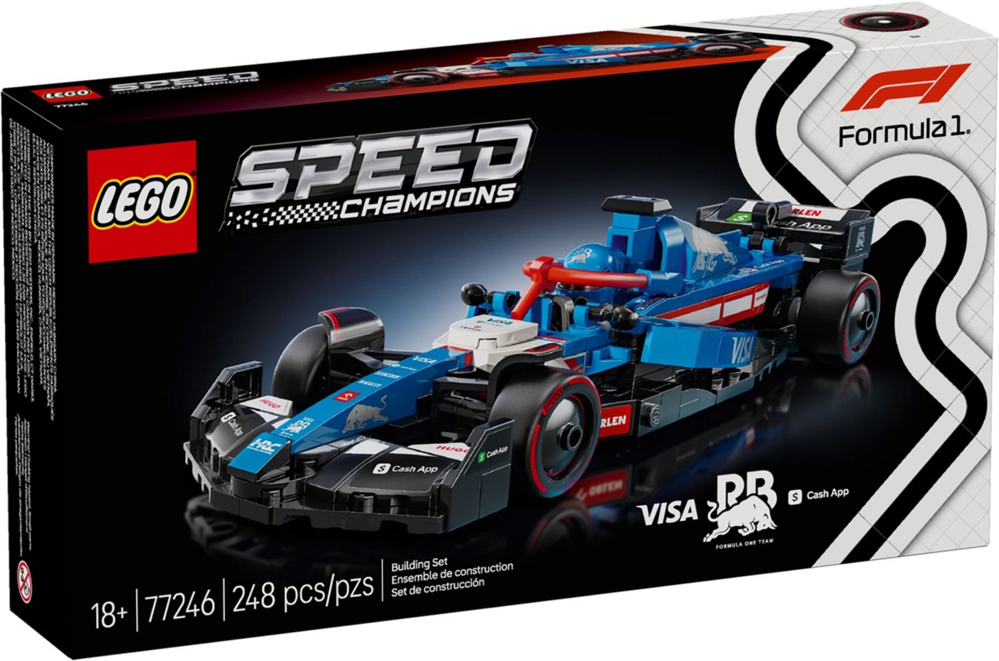 Lego Speed Champions - Voiture F1 Visa Cash App Rb Vcarb 01 - 77246