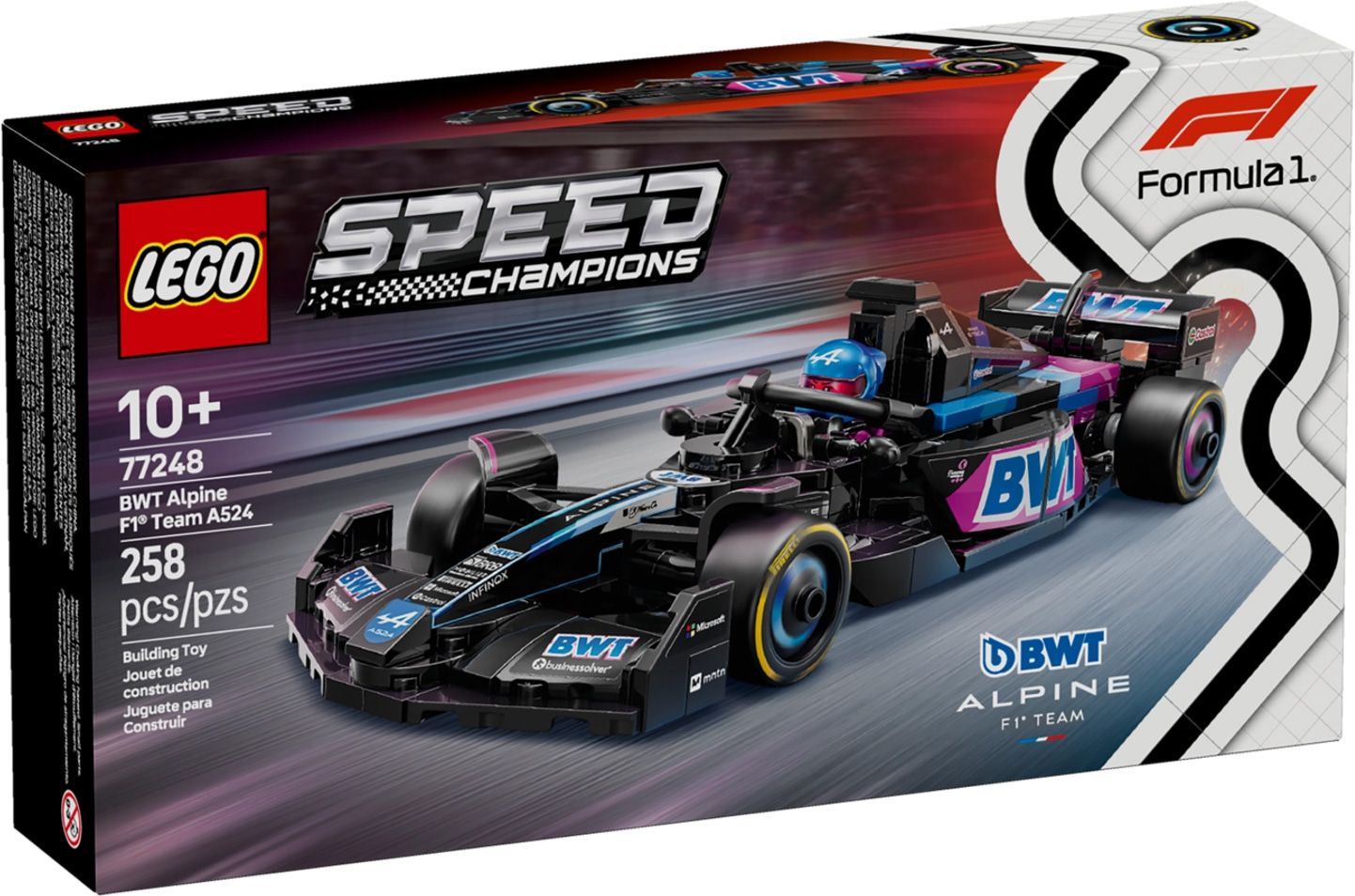 Lego Speed Champions - Voiture F1 Bwt Alpine Team A524 - 77248