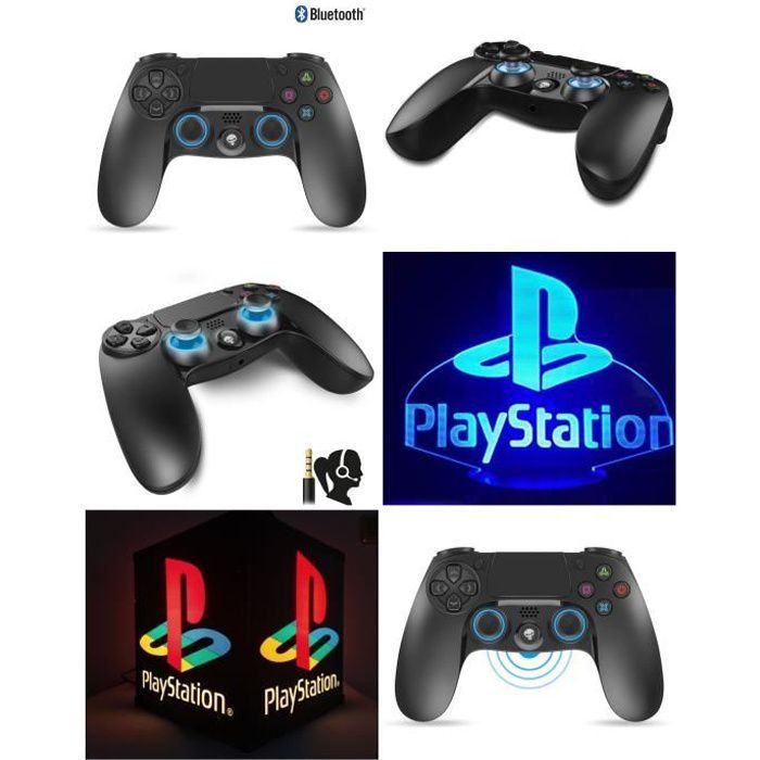 Manette Bluetooth Ps4 Playstation Manette Bt 3.5 Jack Bt Controller Pgp Pas Cher