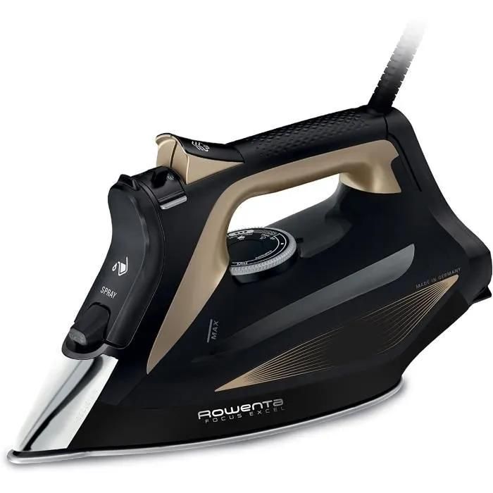 Rowenta Focus Excel Fer a repasser vapeur Puissance Debit vapeur 45 gmin Fonction pressing 180 gmin 400 sorties