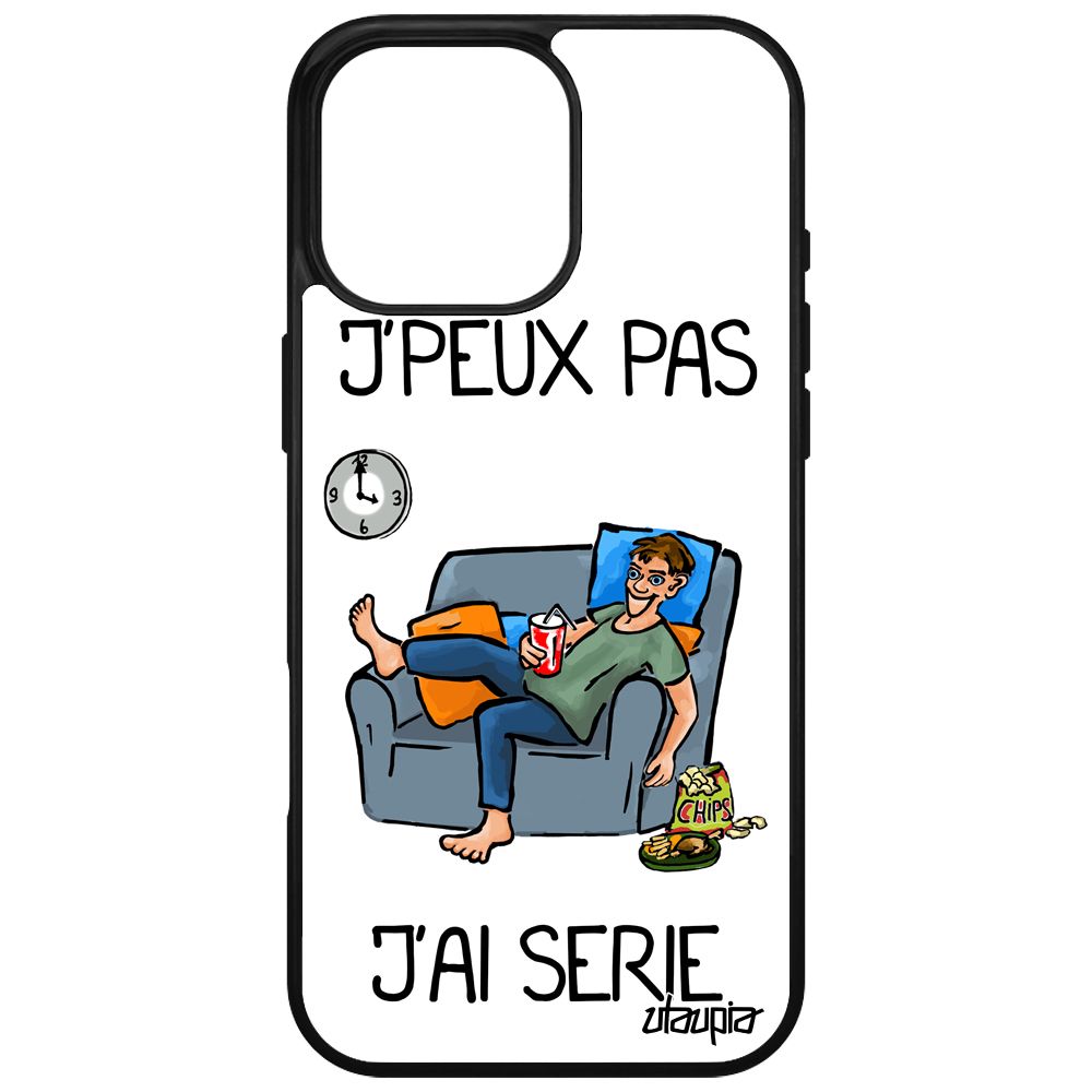 Coque Pour Apple Iphone 16 Pro Max Silicone J'peux Pas J'ai Série Housse Humour Humoristique Dessin Animé Television Je Aluminium De