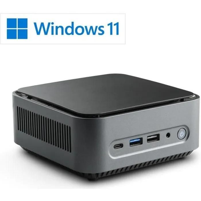 Mini-PC CSL Narrow Box Premium - 32Go - 1000 Go M.2 SSD - Win11