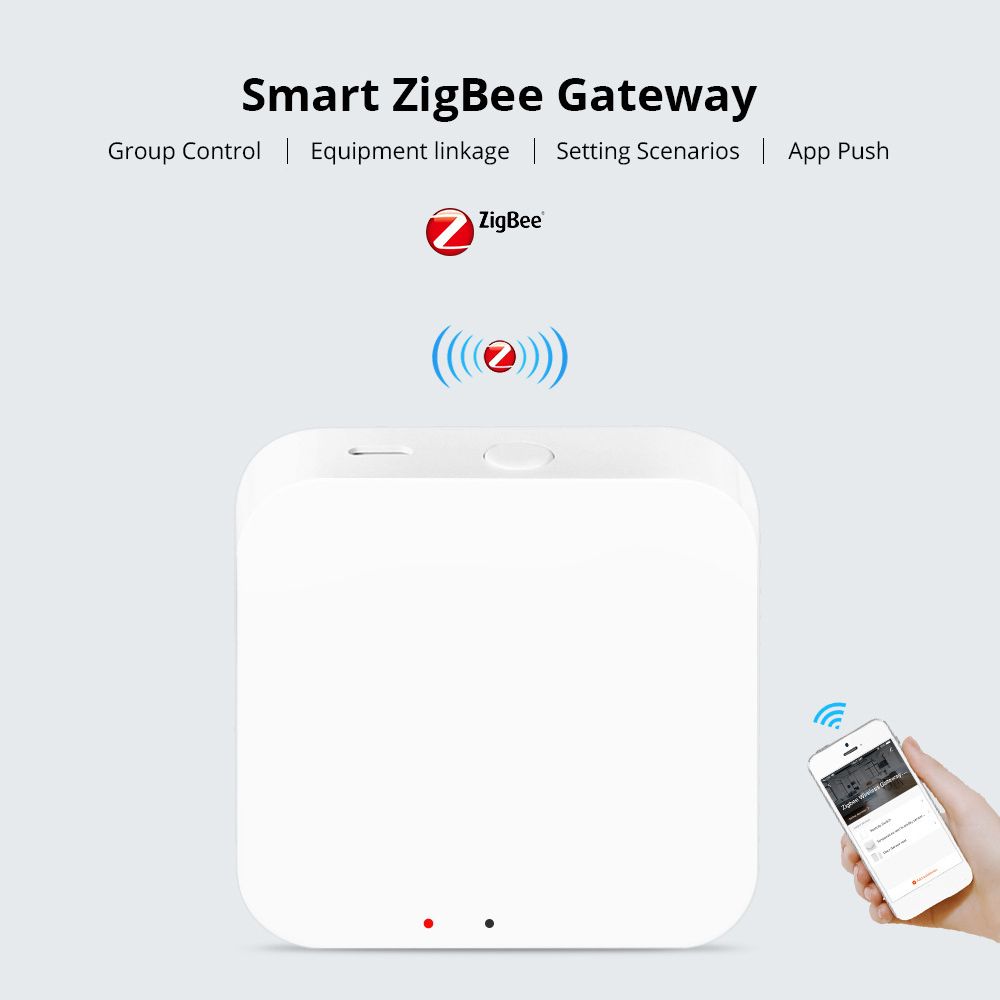 Smart Gateway Zigbee 3.0 Hub Gateway t&eacute;l&eacute;commande APP contr&ocirc;le Compatible avec les produits intelligents ZigBee 3.0