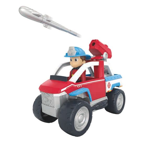 Figurine et véhicule Paw Patrol Fire Rescue Ryder Paw Patrol Pat’patrouille - vue 2
