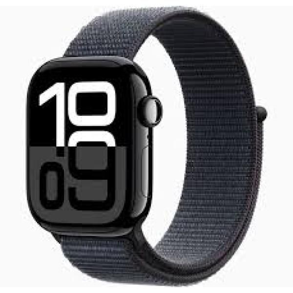 Apple Watch Series 10 OLED 42 mm Numérique 374 x 446 pixels Écran tactile Noir Wifi GPS (satellite)