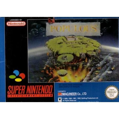 Populous Snes Super Nintendo