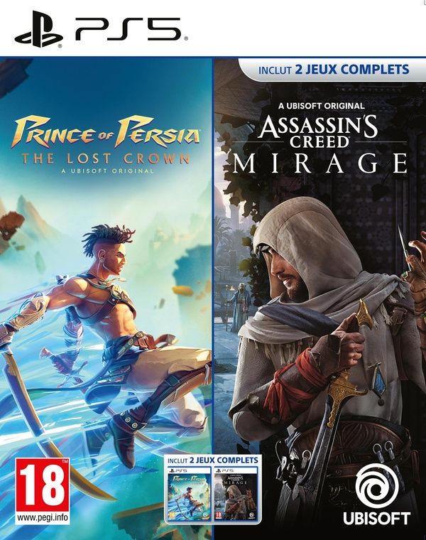 Pack Prince Of Persia The Lost Crown + Assassin' Creed Mirage Ps5 Ubisoft - vue 2
