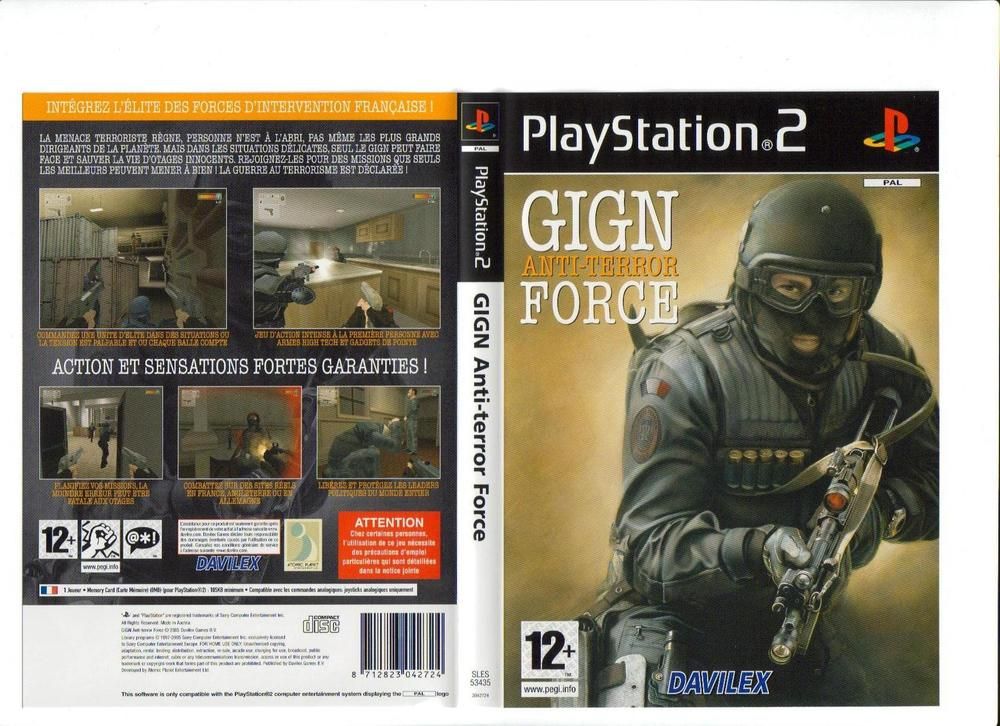 Gign Anti Terror Force Ps2