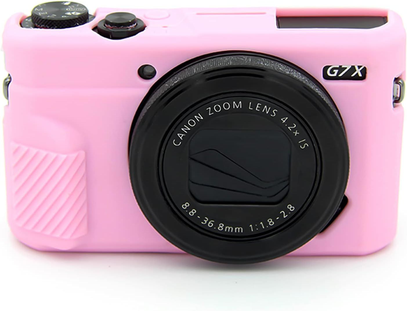 G7X2 Étui pour appareil photo Canon PowerShot G7X Mark II DSRL, Rose, Étui G7X3