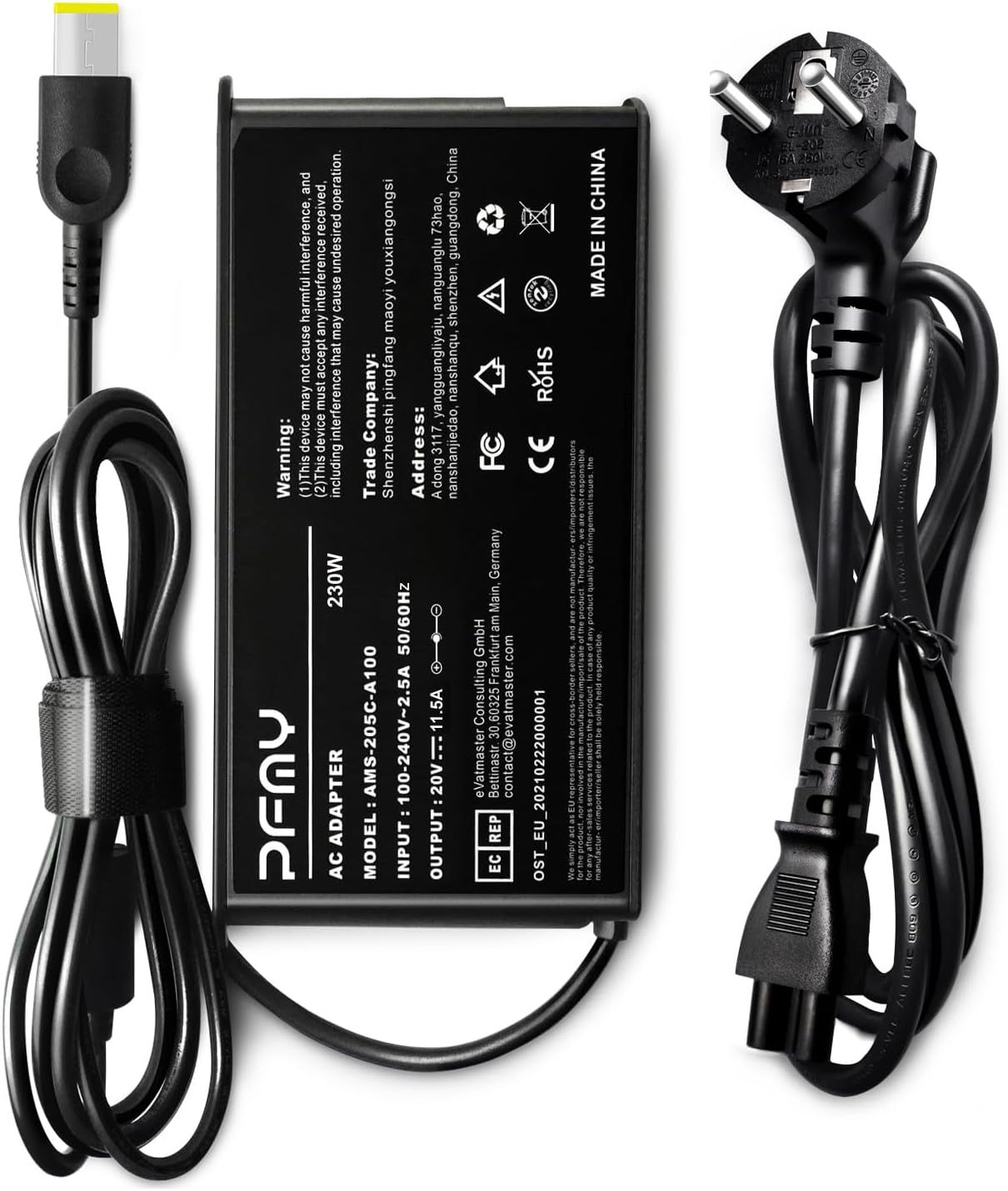 20V 11,5A 230W Ac Adapter Adl230Nlc3A Adl230Ndc3A Adaptateur Secteur Chargeur Ordinateur Pour Lenovo Thinkpad P50 P51 P70 P71 P72 P73