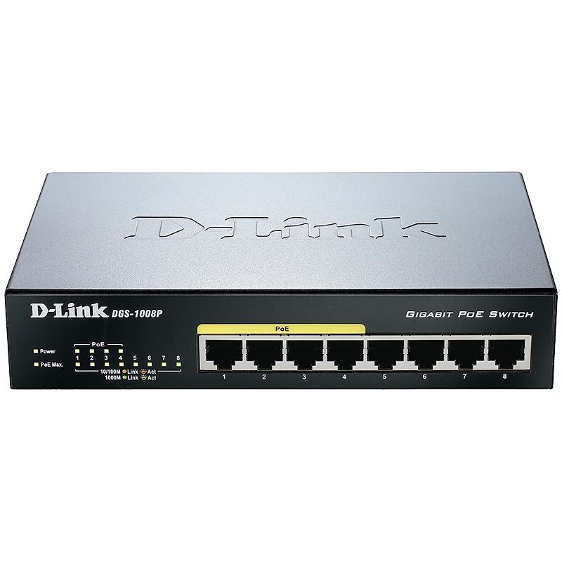 DLINK 8 Ports Gigabit4 Ports PoE+ Neuf