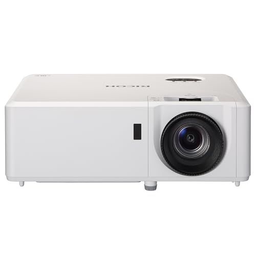 Ricoh PJ WXL5860. Projektorhelligkeit: 4700 ANSI Lumen Projektionstechnologie: DLP native Auflösung des Projektors: WXGA 1280x800 . Typ der Lichtquelle: Laser Lebensdauer der Lichtquelle: 20000 h. Fokus: Manuell Brennweitenbereich: 15.985