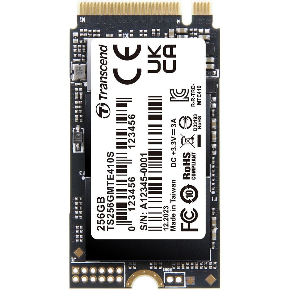 TRANSCEND Modèle du produit : .2 2242 PCIe Gen4x4 NVMe 3D TLC DRAM less Neuf - vue 4