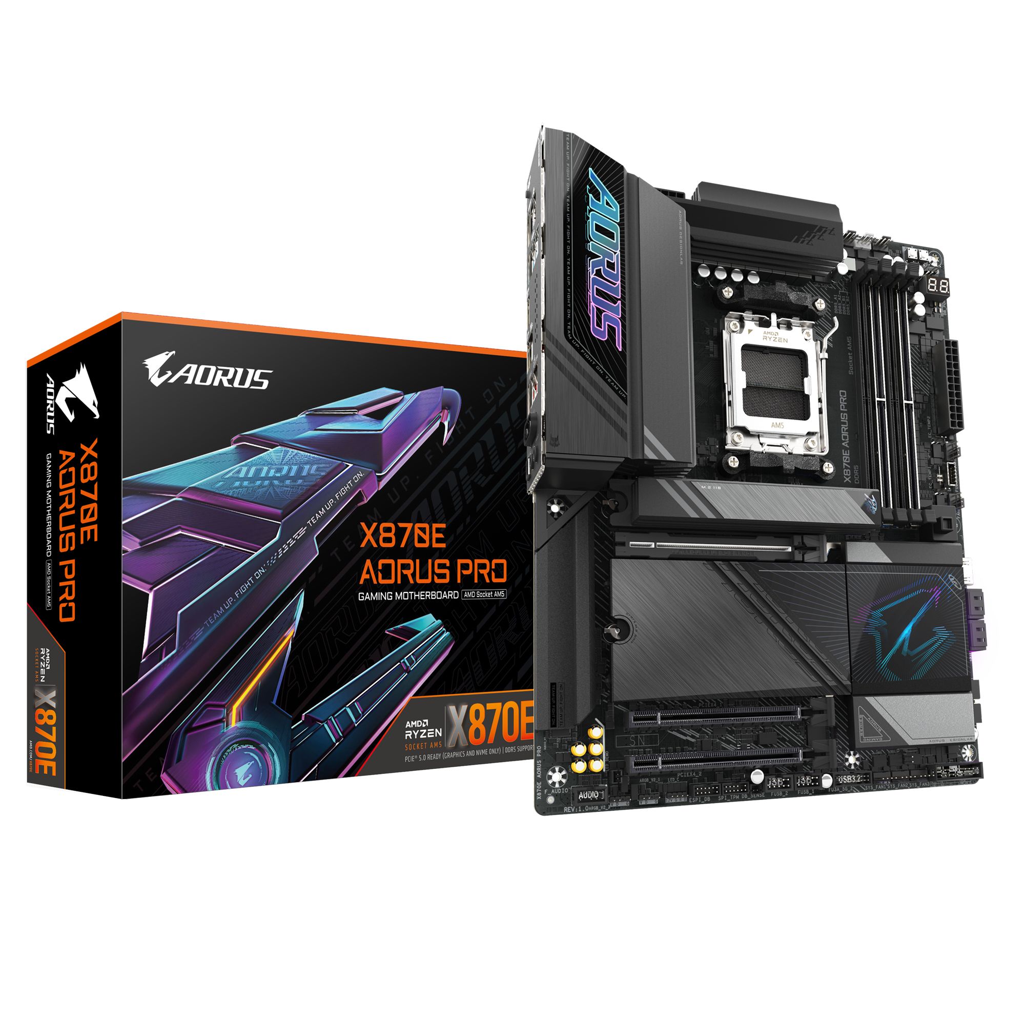 Gigabyte X870E AORUS PRO - vue 4