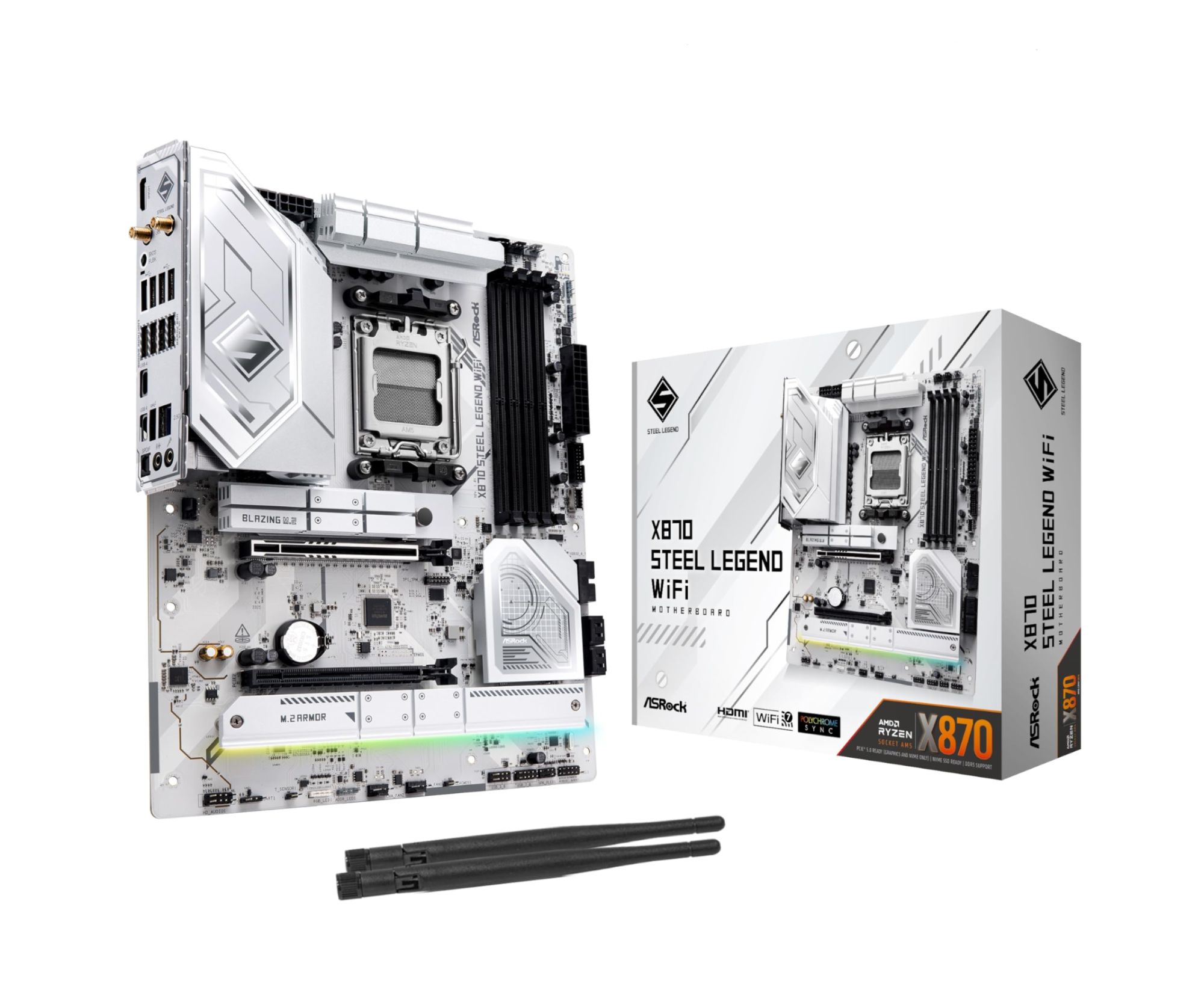 ASRock X870 Steel Legend WiFi - vue 5