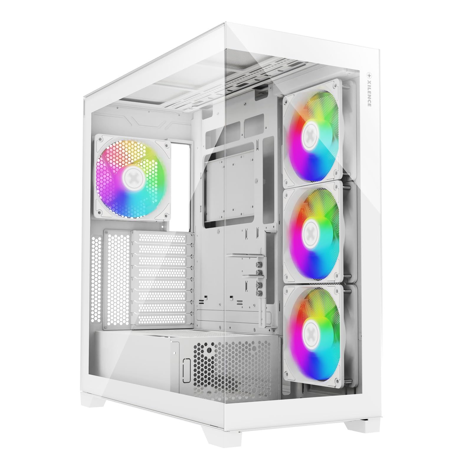 Boitier PC Moyen Tour ATX Xilence Gleam RGB avec panneaux vitrés