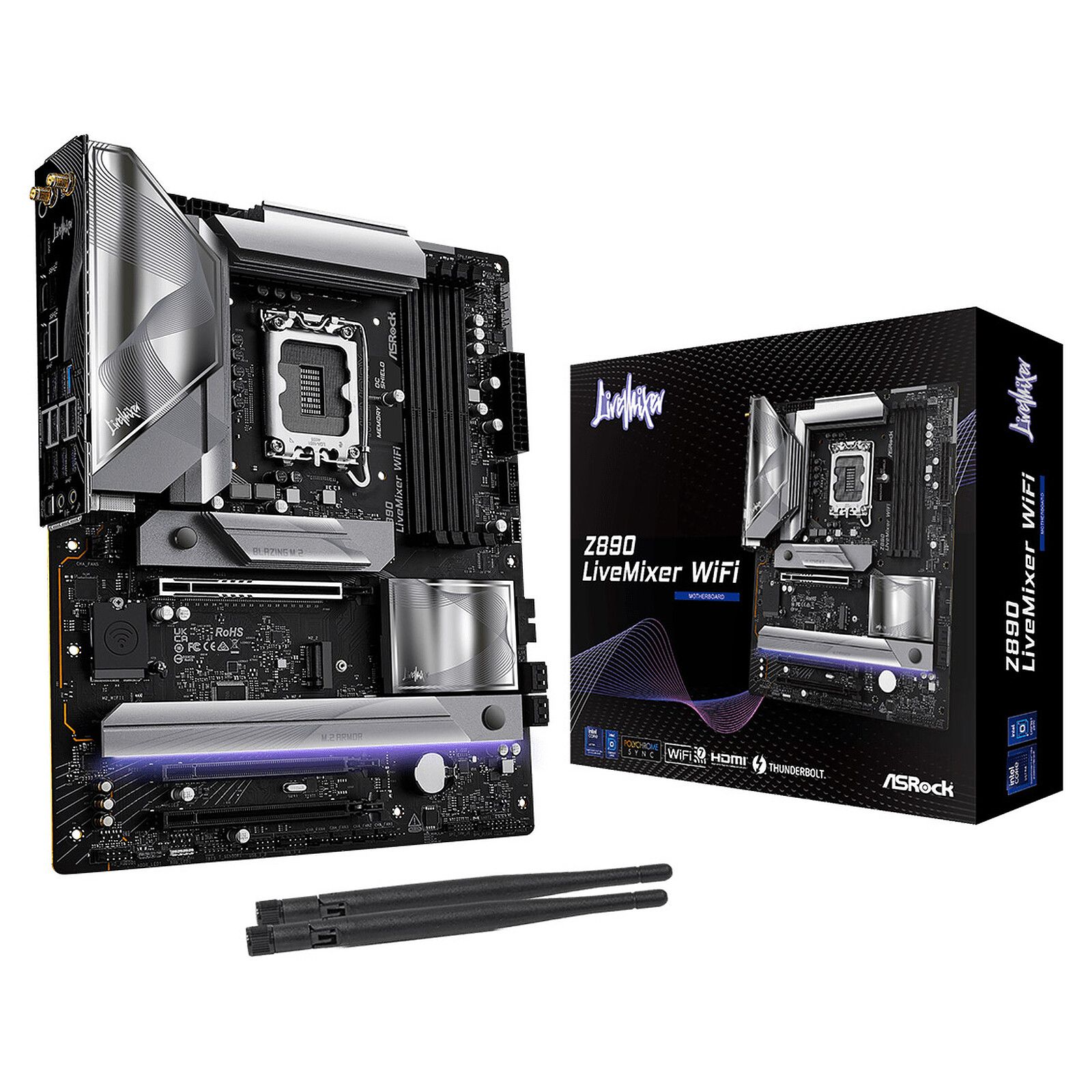 ASRock Z890 LiveMixer WiFi - vue 4