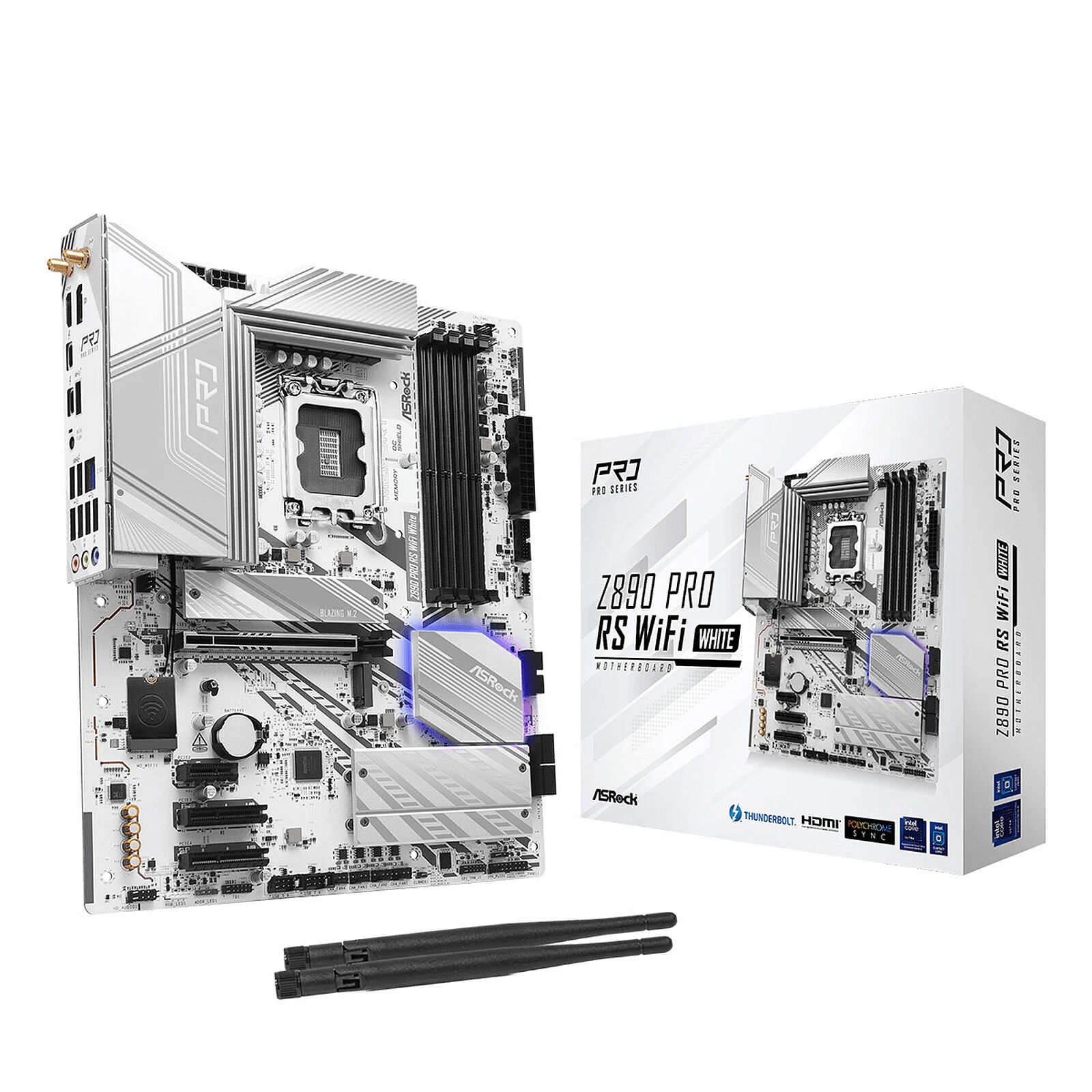 ASRock Z890 Pro RS WiFi Race Sport Edition - vue 5