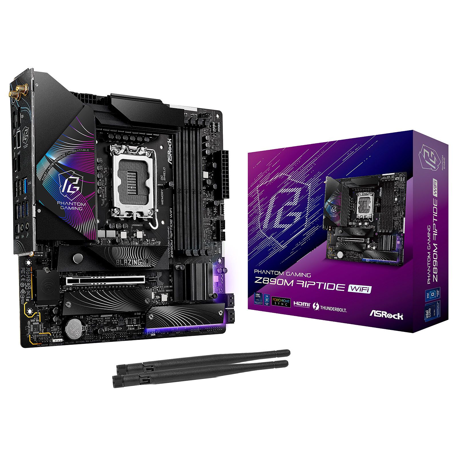 ASRock Z890M Riptide WiFi - vue 4