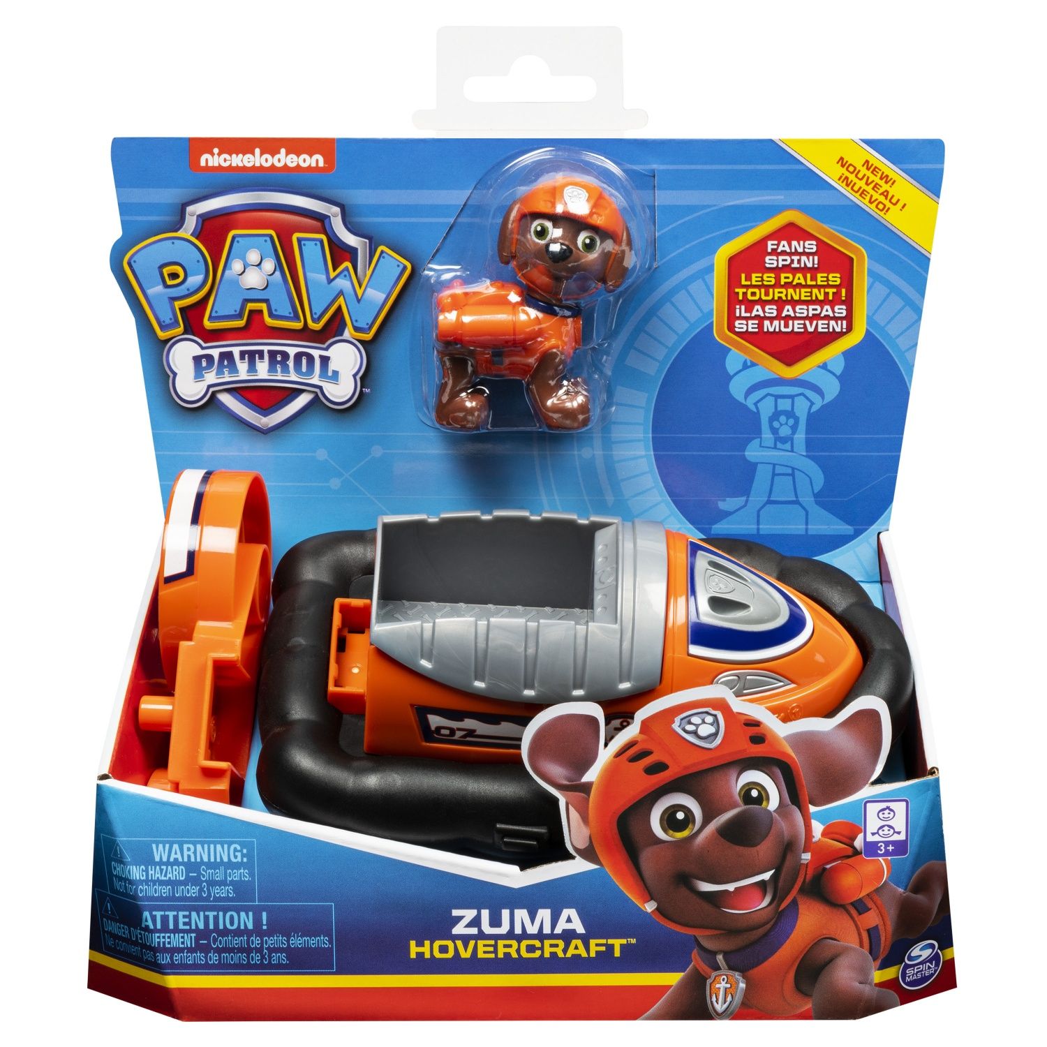La Pat' Patrouille Vehicule + Figurine Zuma Paw Patrol Solid