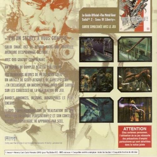 Metal Gear Solid 2 - Sons Of Liberty (+ Dvd) Ps2