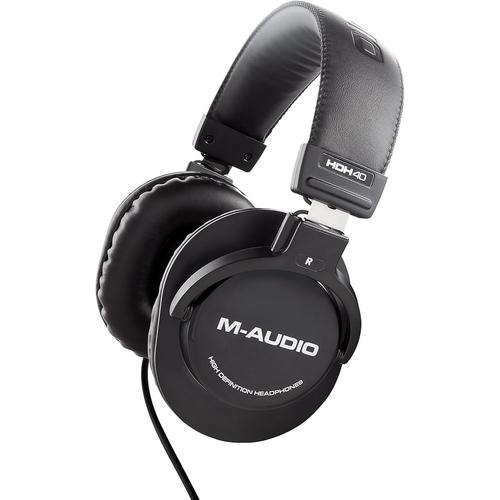 Hdh40 Casque Audio Studio, Avec Arceau Flexible Et Câble De 2,7 M Pour Monitoring, Podcast Et Enregistrement Noir