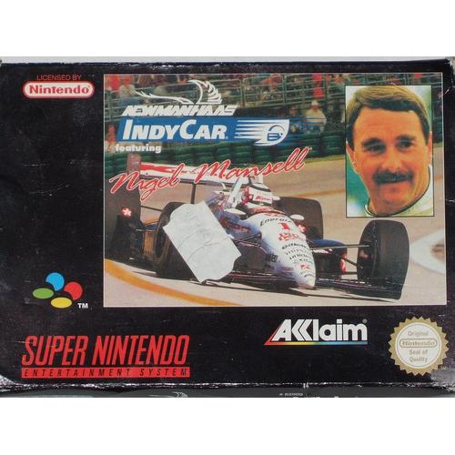 Indy Car Nigel Mansell Snes Super Nintendo