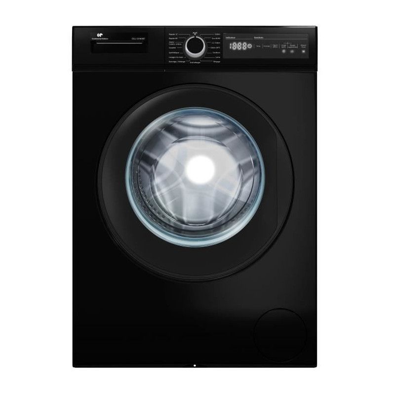 Lave linge hublot CONTINENTAL EDISON CELL12140IBT 12 kg Largeur 59 6 cm Classe A 1400 trsmin moteur induction - vue 2