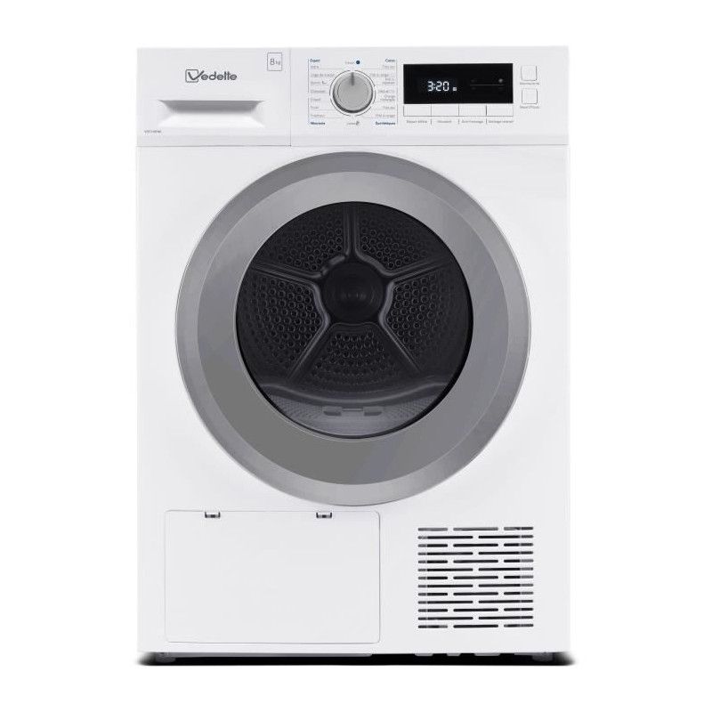 Sèche linge pompe à chaleur VEDETTE VSF318HW 8 kg L60cm Classe A++ - vue 2