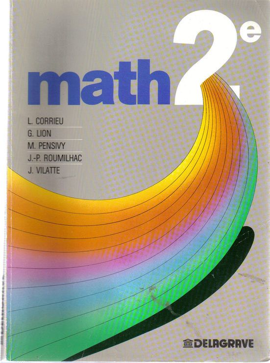 Mathématiques, Seconde, édition1990