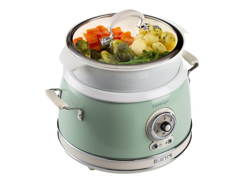 Ariete Vintage 2904 Cuiseur de rizcuiseur lent 3.5 litres 700 Watt céleste - vue 3